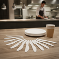 Paper Knives 165mm for Eco-Friendly Catering (Pack of 100)