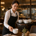 Alumina Stacking Cups 213ml Vitrified Ceramic for Catering (Pack of 36)