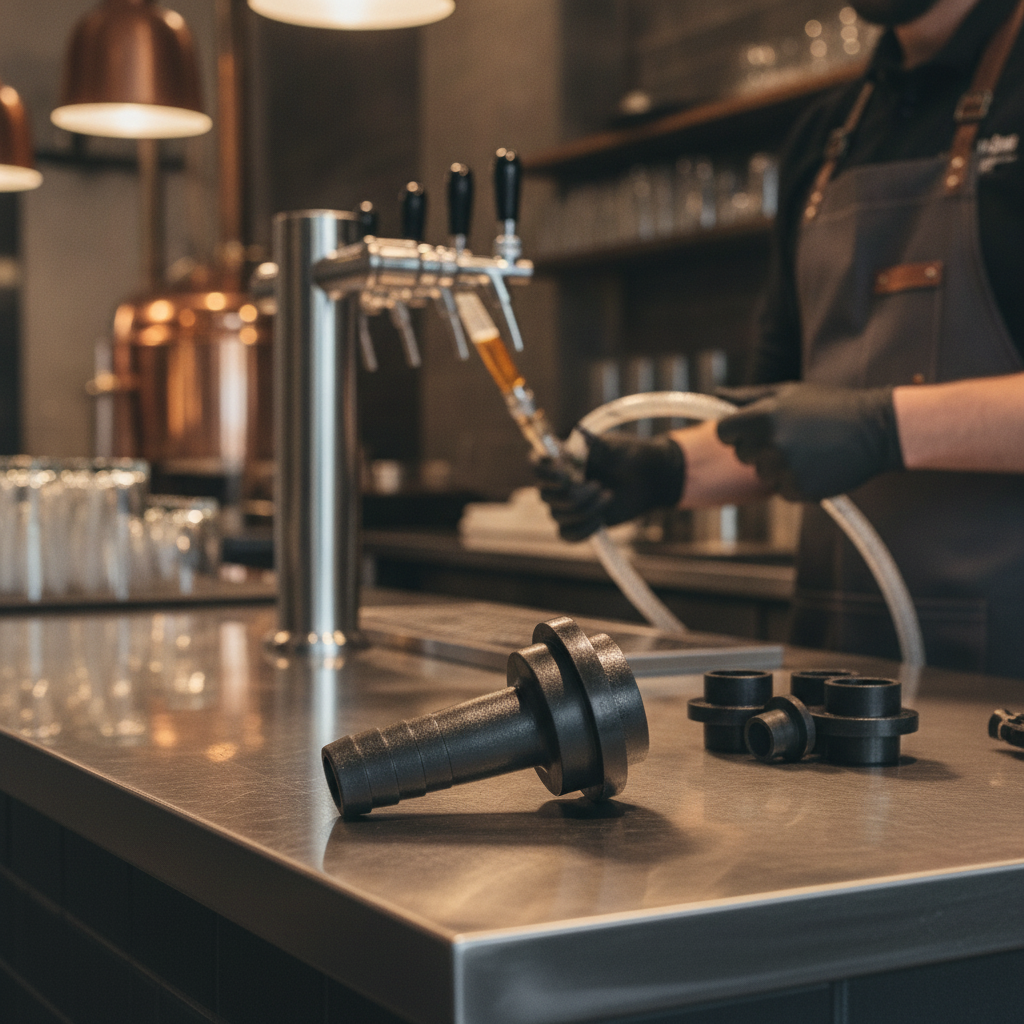 Plastic Hose Tail 12mm for Efficient Beer Dispensing