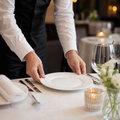 Wide Rim Plates 175mm Bone China for Fine Dining (Pack of 12)