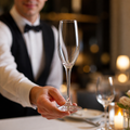 Glass Champagne Flutes 170ml for High-Volume Service (Pack of 12)