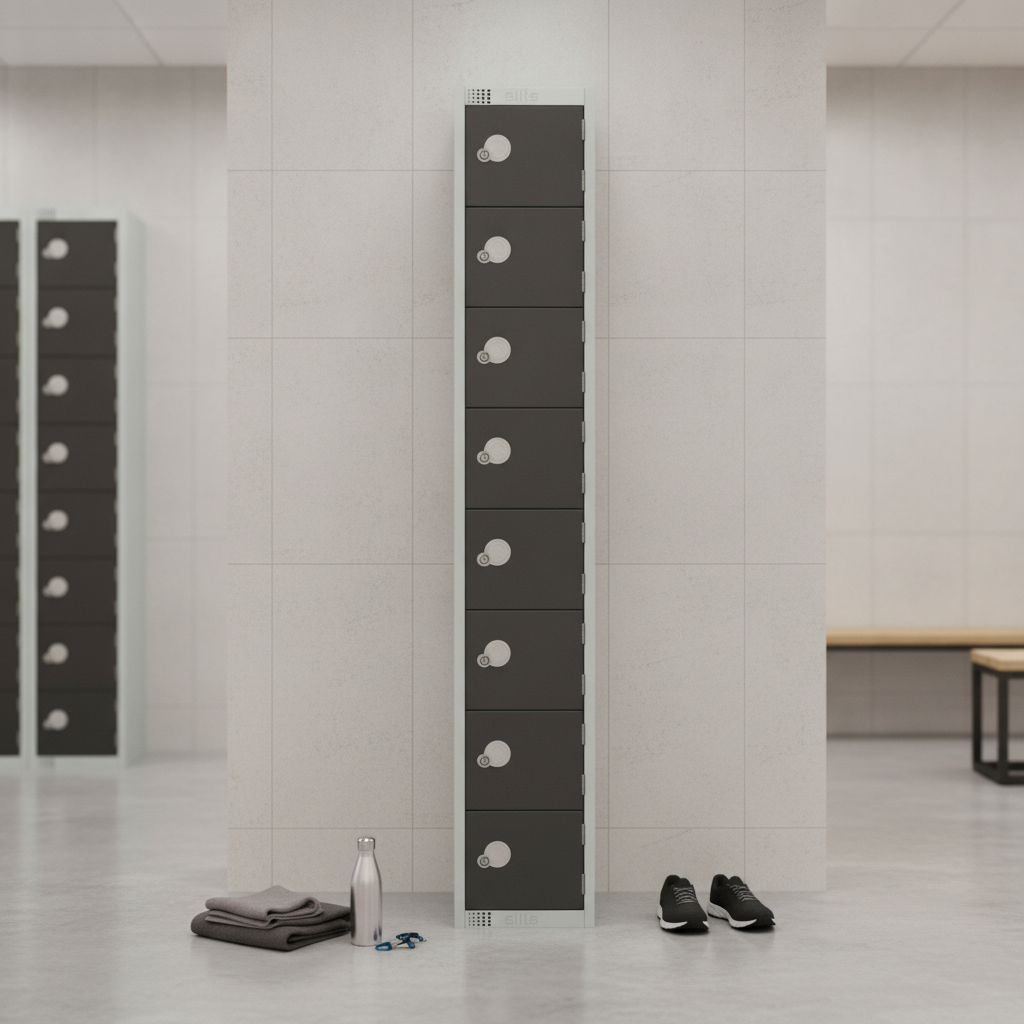 Powder Coated Steel Lockers 300mm Deep for Secure Storage