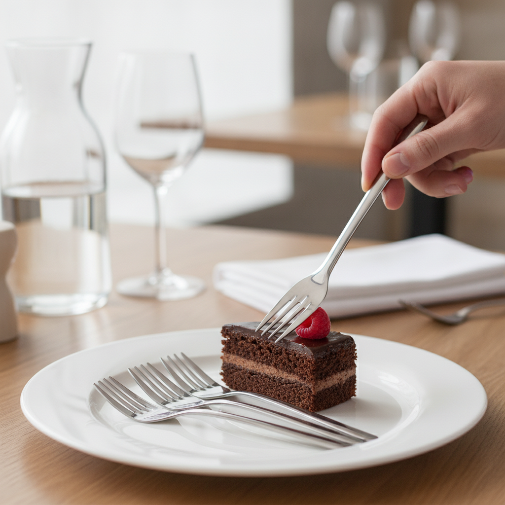 18/0 Stainless Steel Slim Cake Forks 120mm for Catering & Hospitality (Pack of 480)
