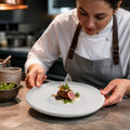 Walled Plates 160mm Grey Vitrified Ceramic for Professional Plating (Pack of 6)