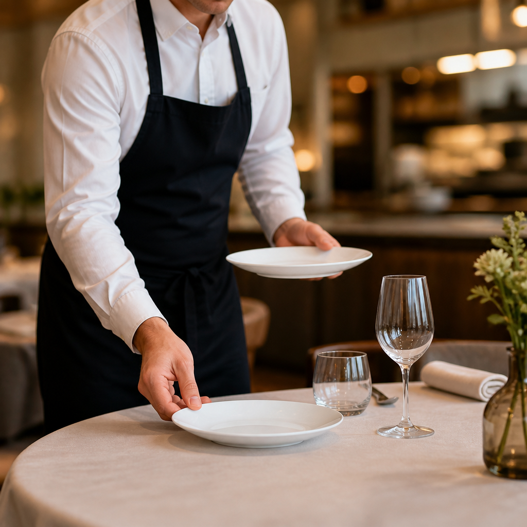 Contour Plates 150mm White Porcelain for Catering Services (Pack of 36)