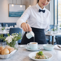 Porcelain Milk Jugs Aqua 87ml for Stylish Table Settings (Pack of 12)