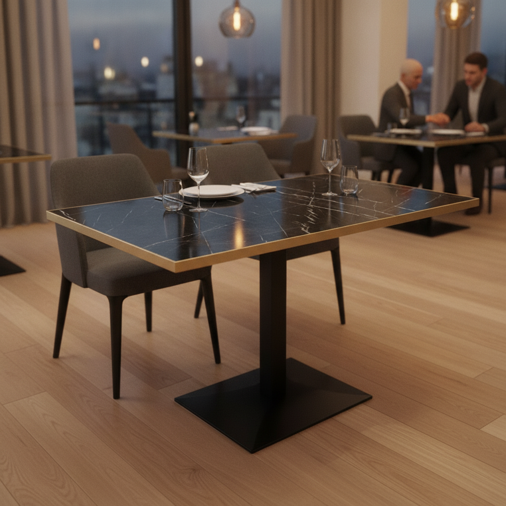 Laminate Rectangular Table Top 1200x700mm for Hospitality Use