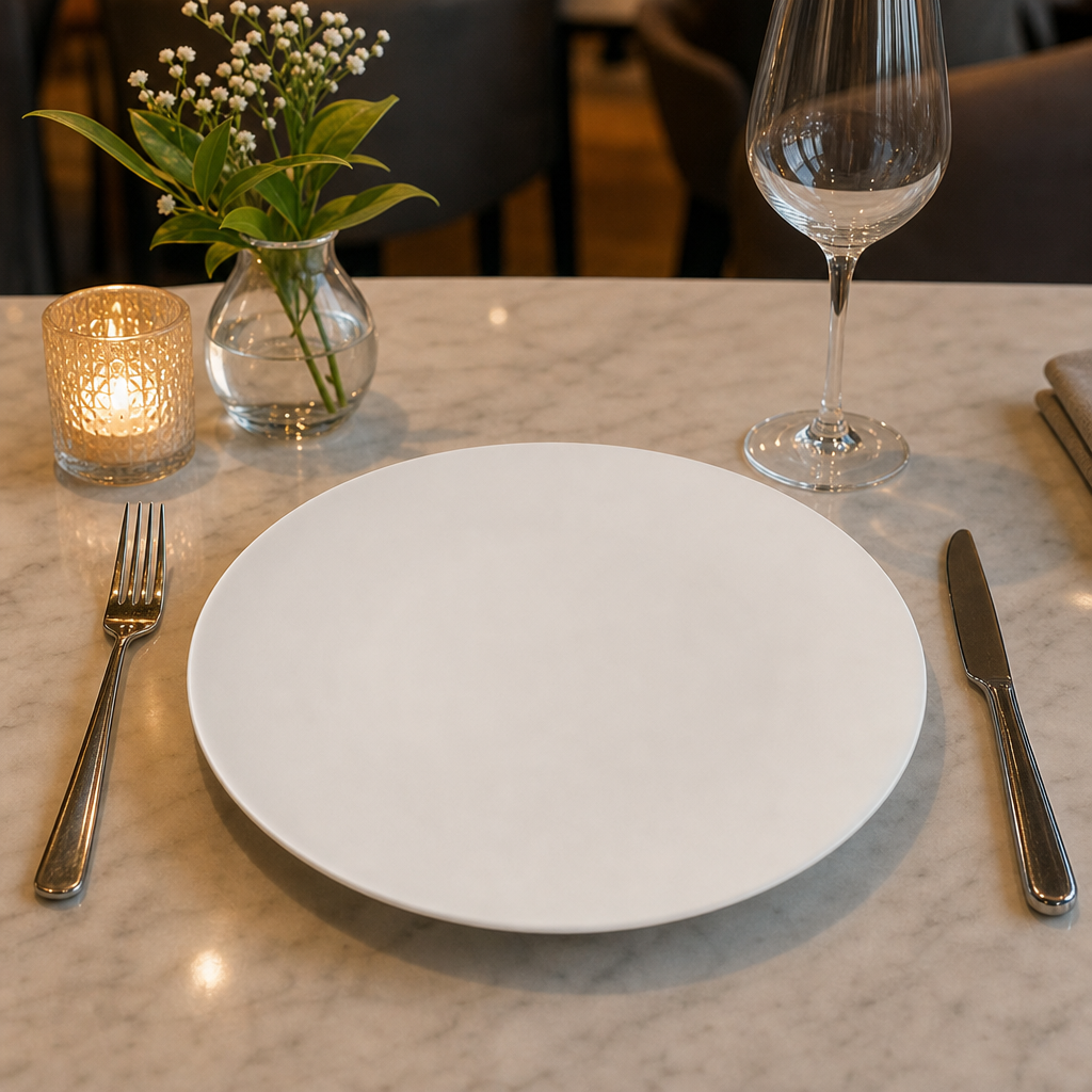 Fine Bone China Coupe Plates 300mm for Dining Experiences (Pack of 6)