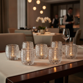 Soda Lime Mesh Nightlight Holders 75mm for Elegant Table Settings (Pack of 6)