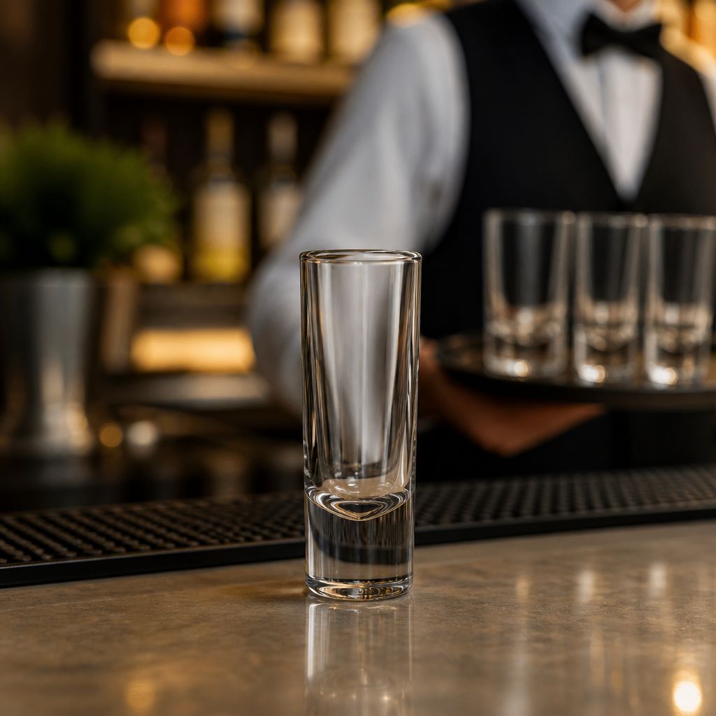 Glass Tall Shot Glasses 60ml for Creative Drinks (Pack of 48)