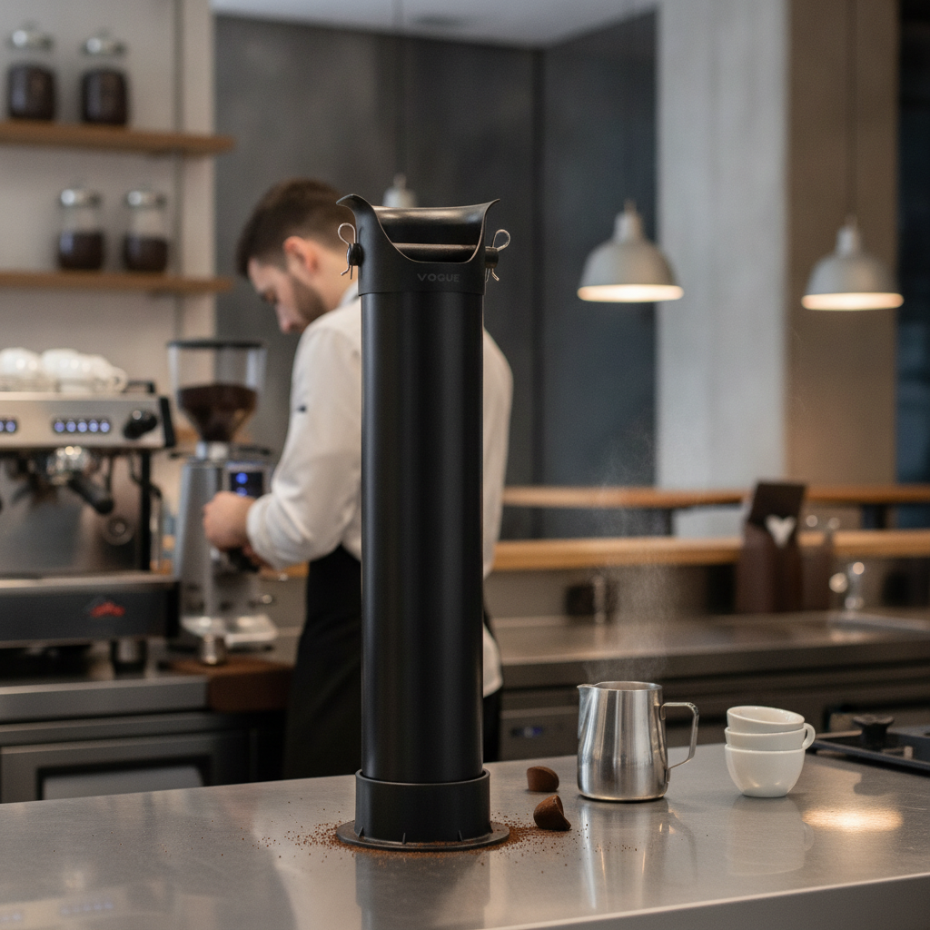 Plastic Coffee Knock Bin 13.5L for Busy Cafés