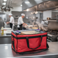 Large Polyester Insulated Food Delivery Bag for Takeaway Services