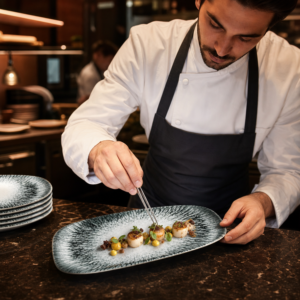 Oblong Platters 355x189mm Grey Vitrified Ceramic for Dining Experiences (Pack of 6)