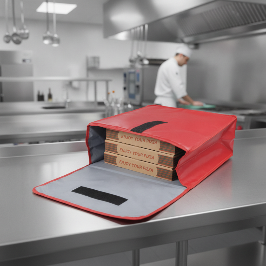 Vinyl Insulated Pizza Delivery Bag for Food Delivery