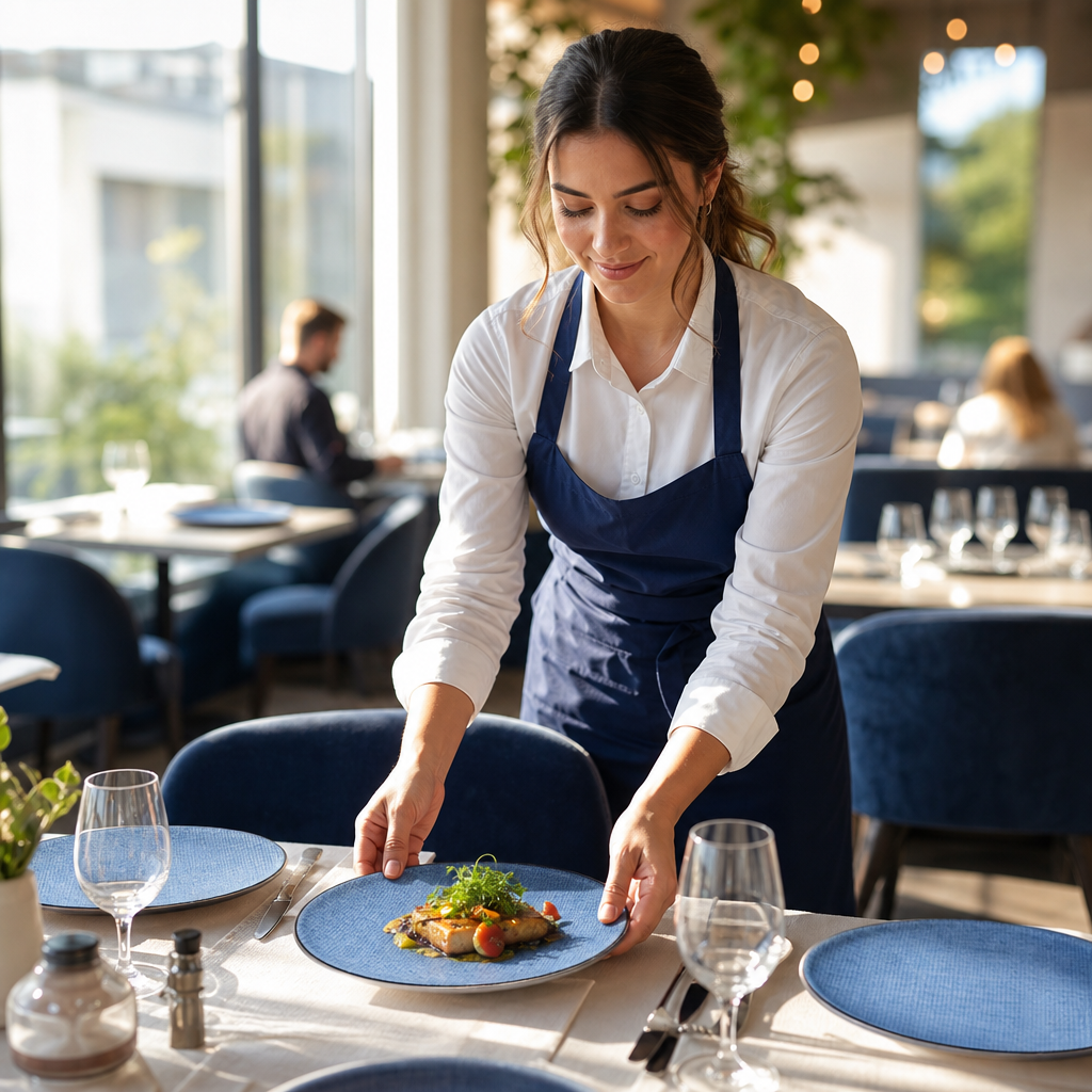 Coupe Plates 285mm Porcelain for Daytime Dining (Pack of 4)