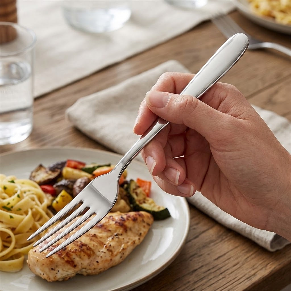 18/10 Stainless Steel Table Fork for Fine Dining (Pack of 12)