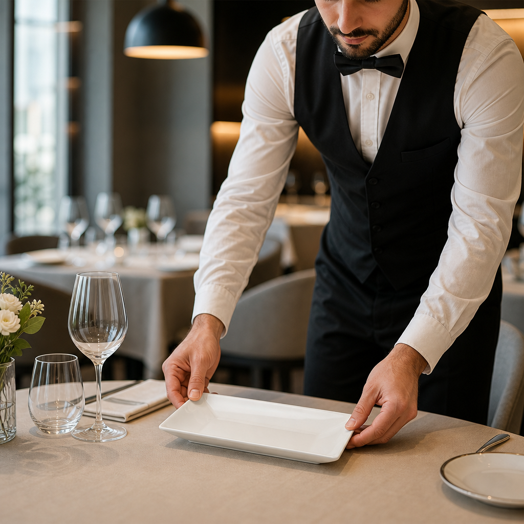 Rectangular Trays 238x117.5mm Fine China for Upscale Dining (Pack of 12)