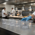 Recyclable Clear Deli Cups 455ml for Takeaway & Delivery (Pack of 300)