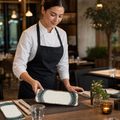 Vitrified Organic Rectangular Plates 346x156mm China for Table Settings (Pack of 6)