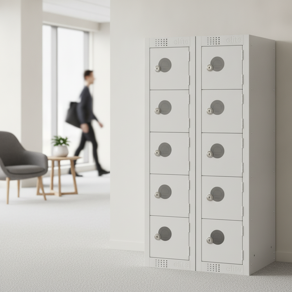 Powder Coated Steel Personal Effects Locker for Staff & Guests