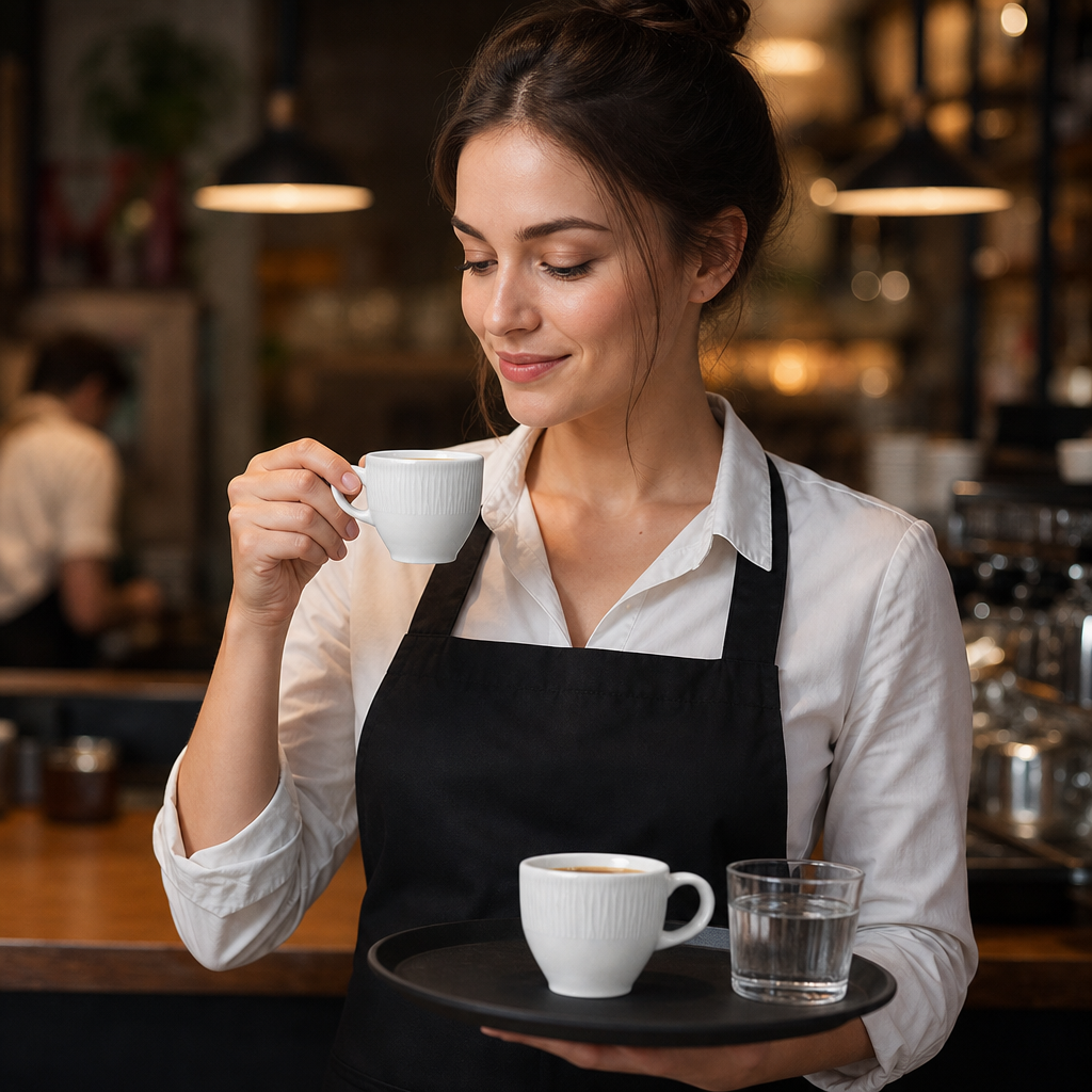Porcelain Espresso Cups 3.5oz for Coffee Lovers (Pack of 12)