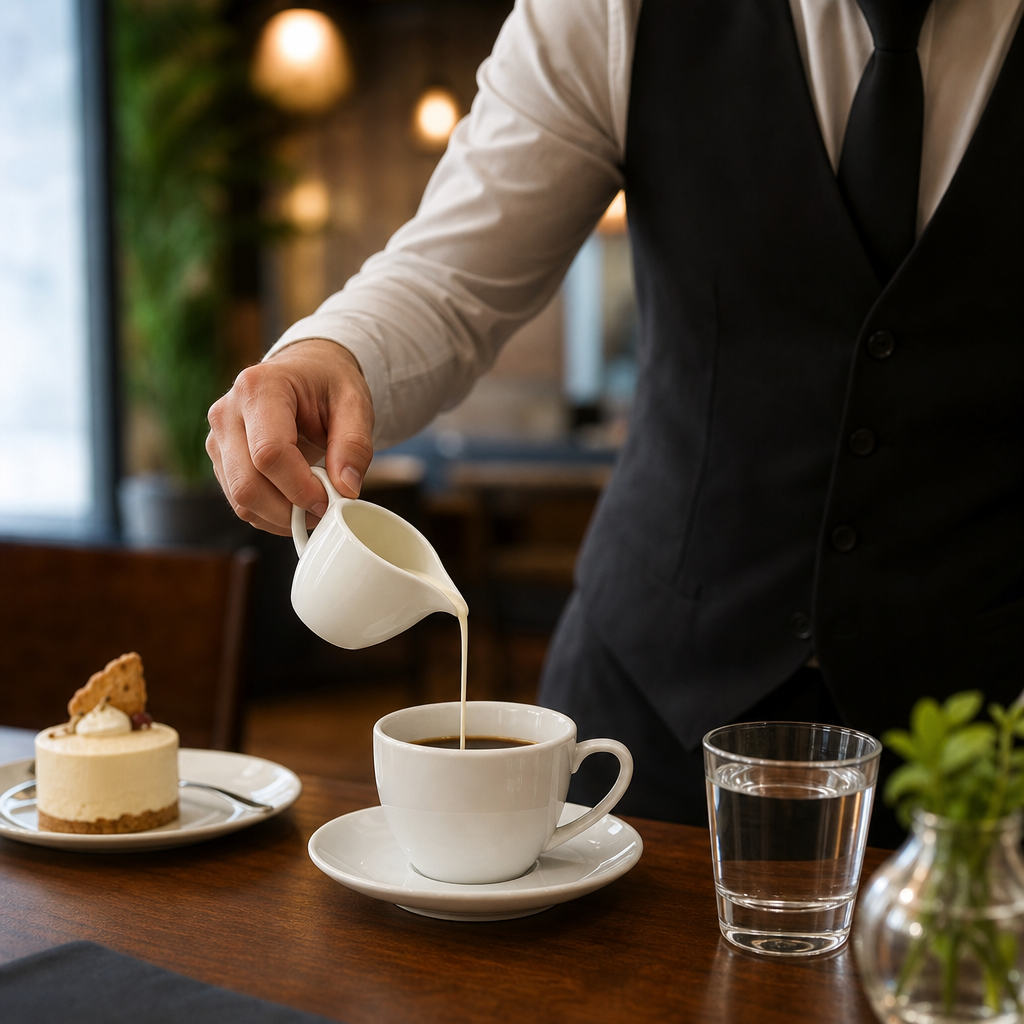 70ml Porcelain Cream Jug for Coffee Service (Pack of 12)