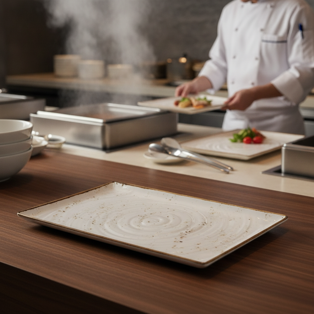 Melamine Rectangular Platter 325x530mm for Buffet Displays