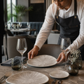 Plates 192mm Grey Vitrified Ceramic for Dining Experiences (Pack of 12)