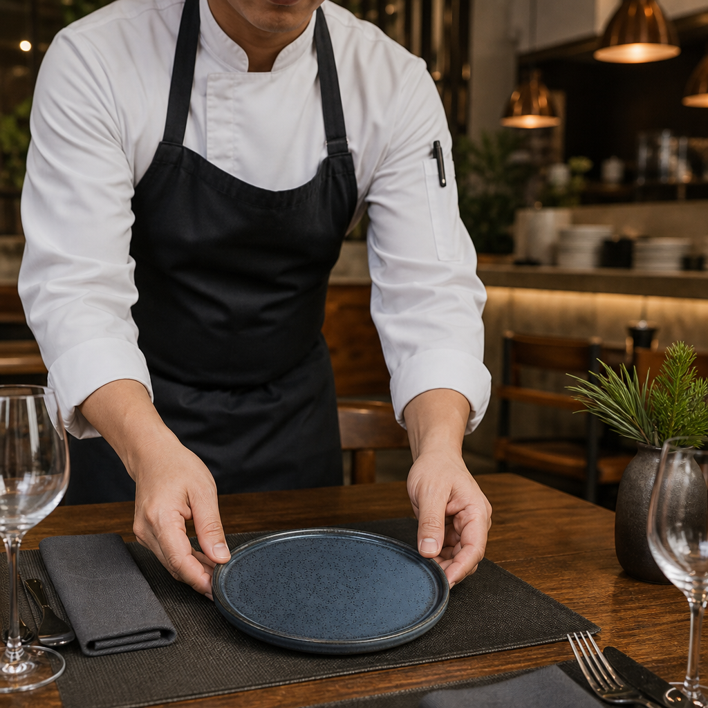 Round Trays 165mm Porcelain for Rustic Dining (Pack of 24)