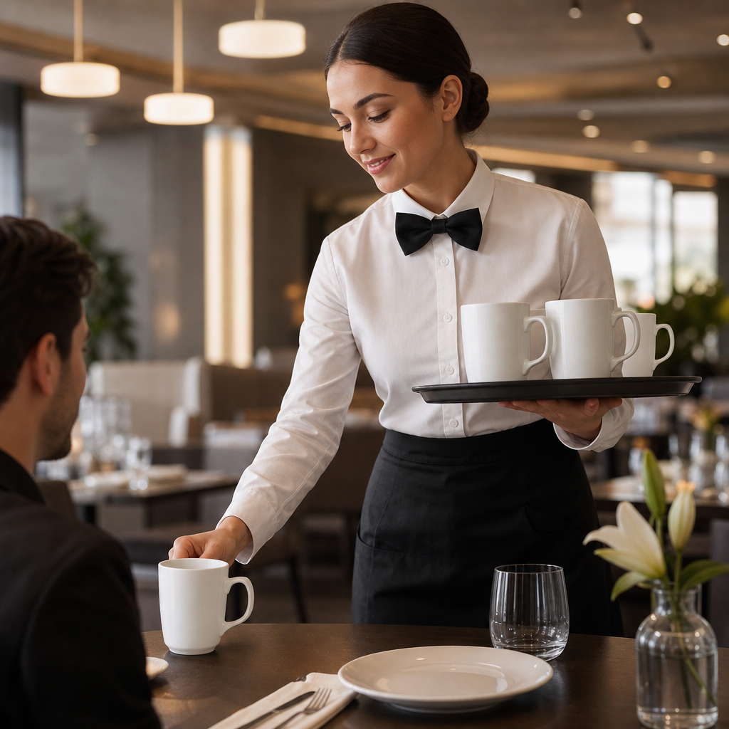 Alumina Mugs 237ml White Vitrified Ceramic for Fine Dining (Pack of 36)