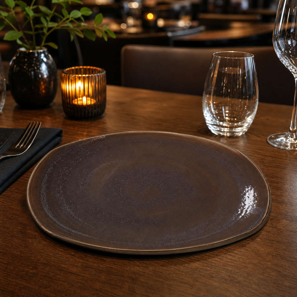 Granite Plates 305mm for Restaurants & Cafés (Pack of 12)