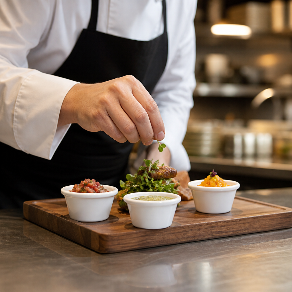 Ramekins 40ml Melamine for Food Service (Pack of 12)