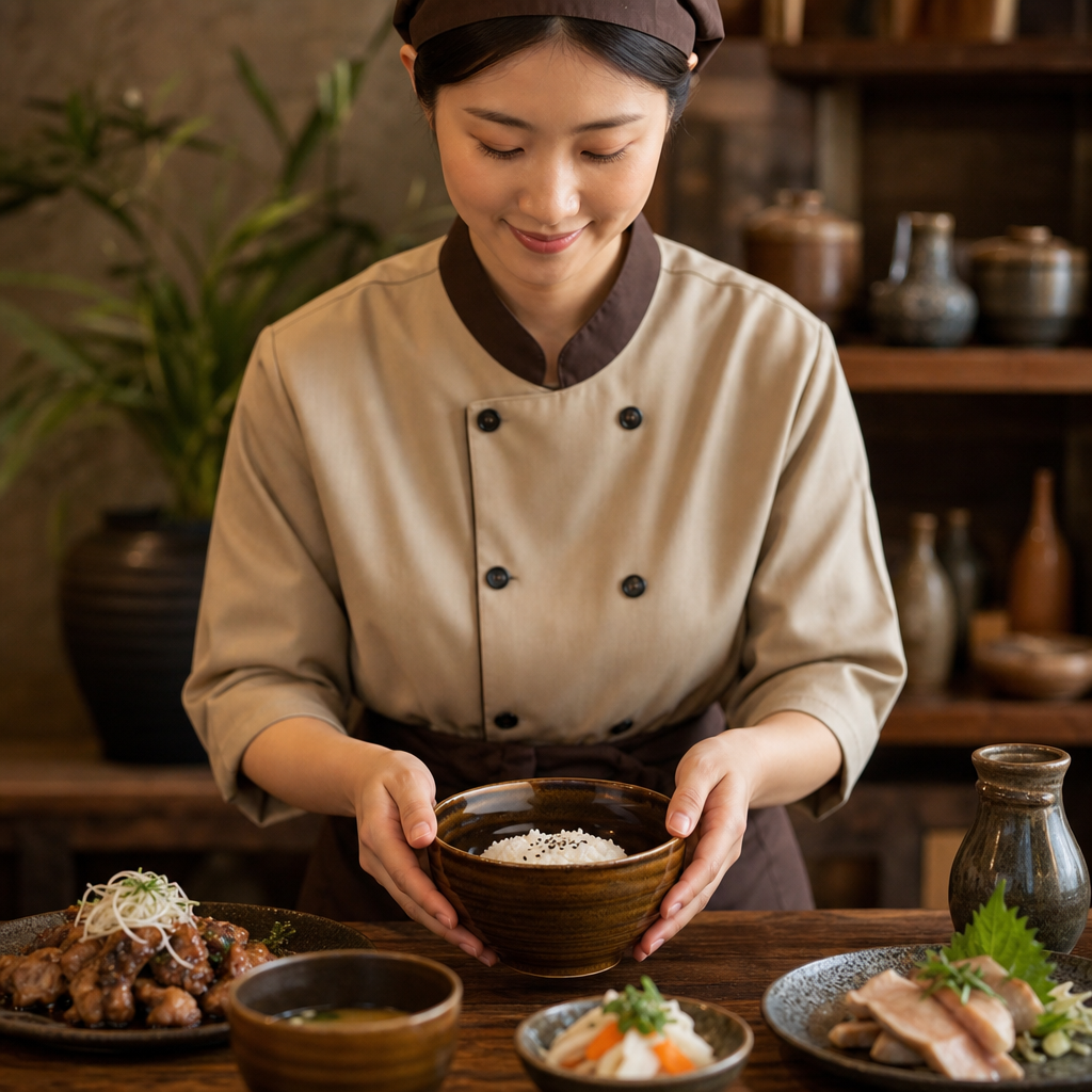 Rice Bowl 240ml Stoneware for Rustic Settings (Pack of 6)