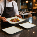 Square Platter 330mm Melamine for Catering Events