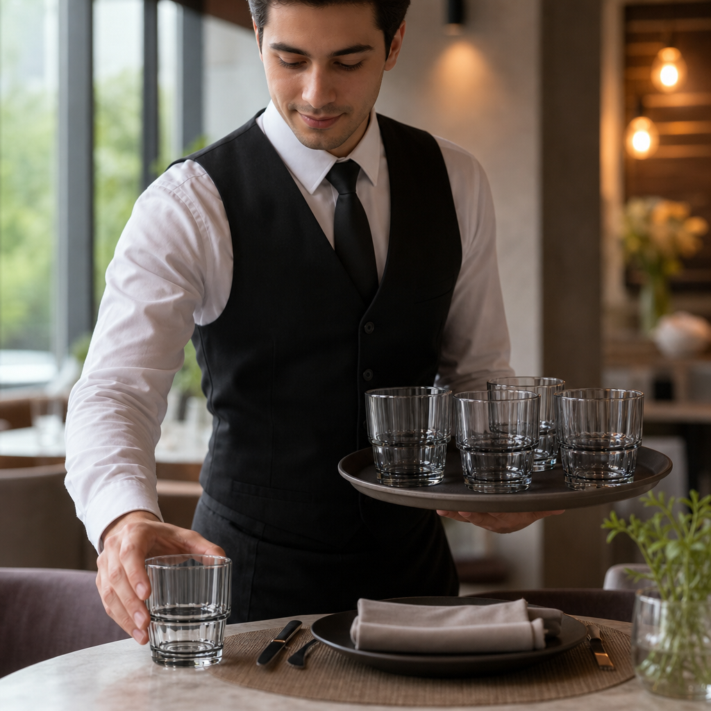 Polycarbonate Stacking Tumblers 260ml for Bars & Restaurants (Pack of 6)