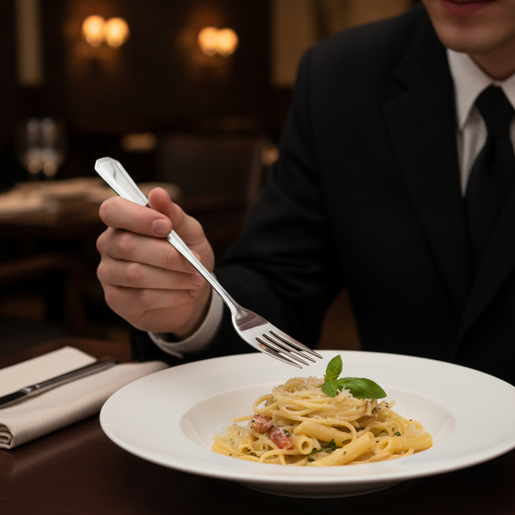 18/0 Stainless Steel Table Fork for Elegant Dining (Pack of 12)