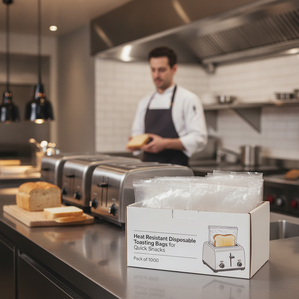 Heat Resistant Disposable Toasting Bags for Quick Snacks (Pack of 1000)