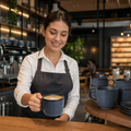 Vitrified China Cappuccino Cups 327ml in Blue for Coffee Lovers (Pack of 12)