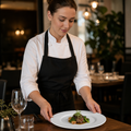 Wide Rimmed Plates 254mm Porcelain for Restaurants & Cafés (Pack of 12)