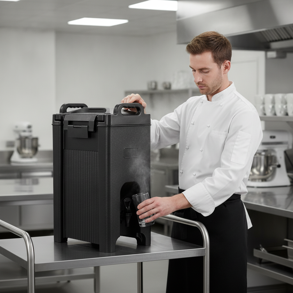 Double Wall Polyethylene Insulated Drink Dispenser 20L for Catering Events