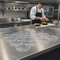 Polypropylene Poke Bowl Lid 1300ml for Takeaway Food (Pack of 300)