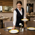 Soup Plates 225mm Glass for Healthcare Environments (Pack of 12)