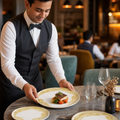 Walled Plates 255mm Vitrified Ceramic for Modern Hospitality (Pack of 6)