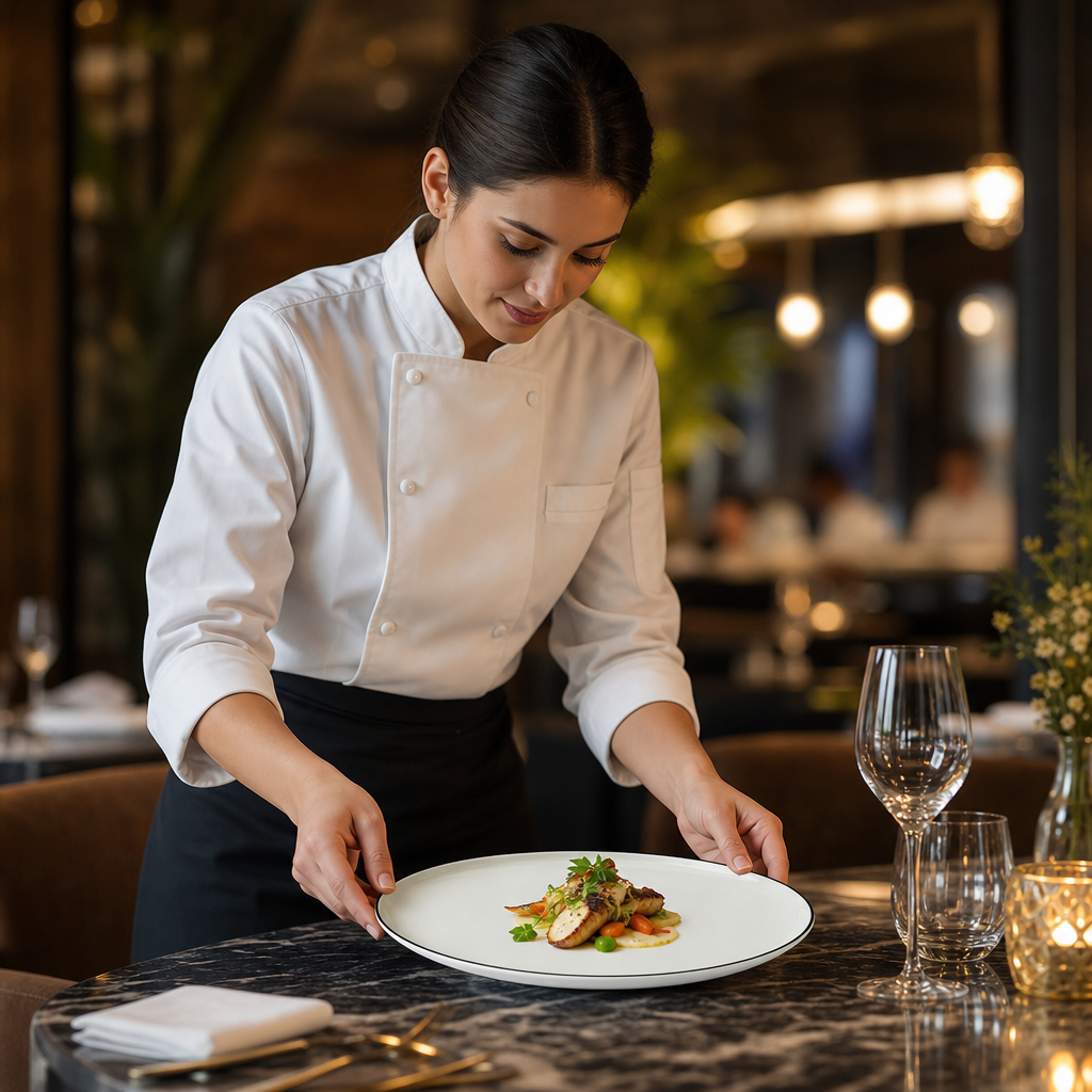 Alumina Coupe Plates 254mm Vitrified Ceramic for Fine Dining (Pack of 12)
