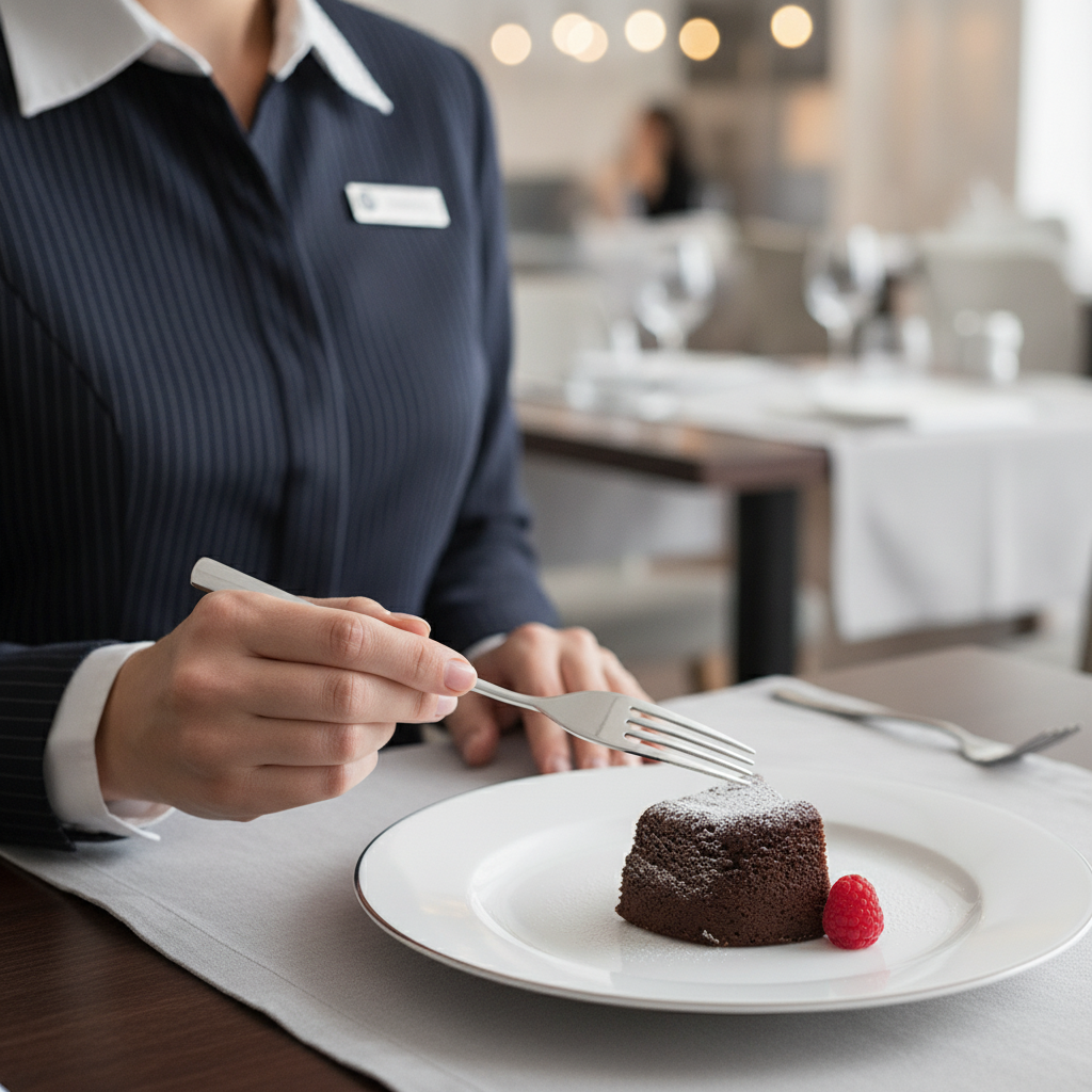 18/10 Stainless Steel Dessert Forks for Hospitality Use (Pack of 12)