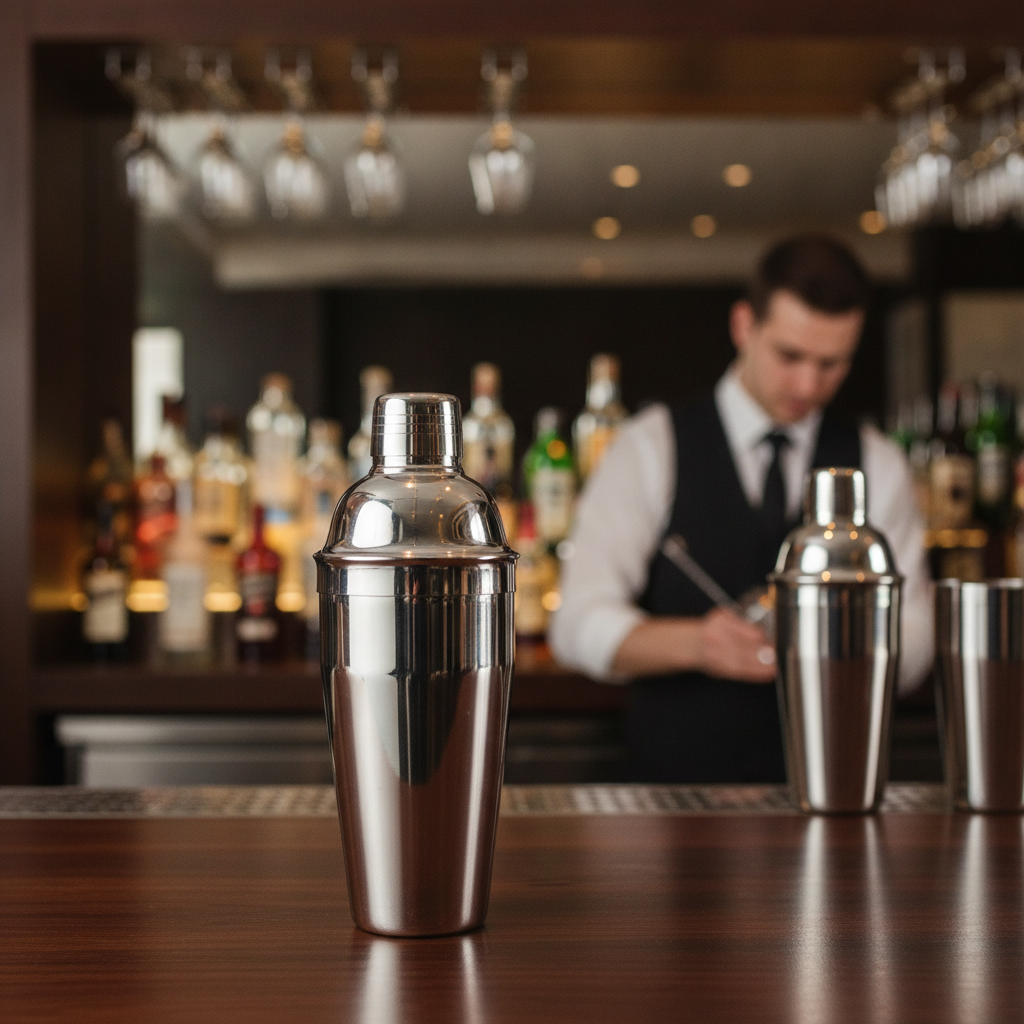 Stainless Steel Cobbler Cocktail Shaker 780ml for Bars & Pubs