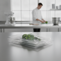 Polybutylene Compostable Vacuum Pack Bags 250x350mm for Professional Kitchens (Pack of 100)