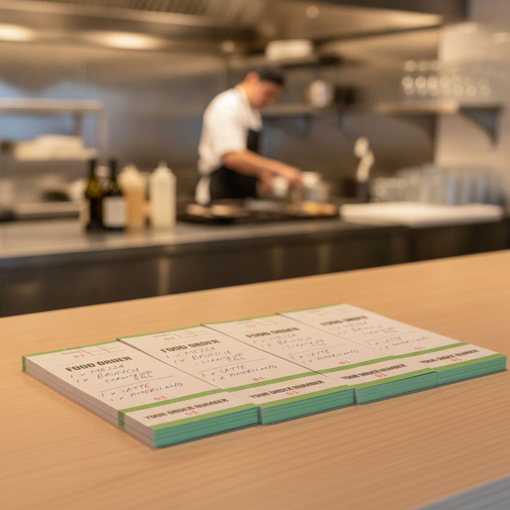 Paper Bar Food Order Pads for Efficient Ordering (Pack of 50)