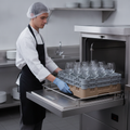 Polypropylene 49-Compartment Glasswasher Rack for Efficient Cleaning