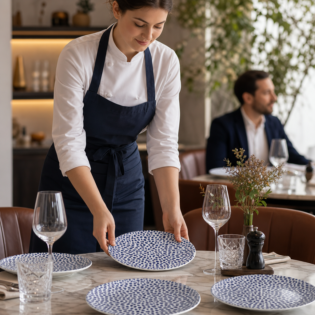 Coupe Plates 260mm Ceramic for Contemporary Dining (Pack of 12)